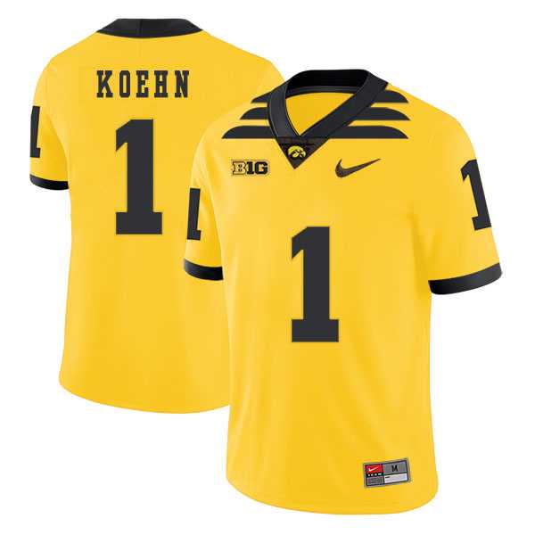 Iowa Hawkeyes 1 Marshall Koehn Pasat Yellow College Football Jersey Dzhi,We sell and wholesale Iowa Hawkeyes 1 Marshall Koehn Pasat Yellow College Football Jersey Dzhi on line form chian!